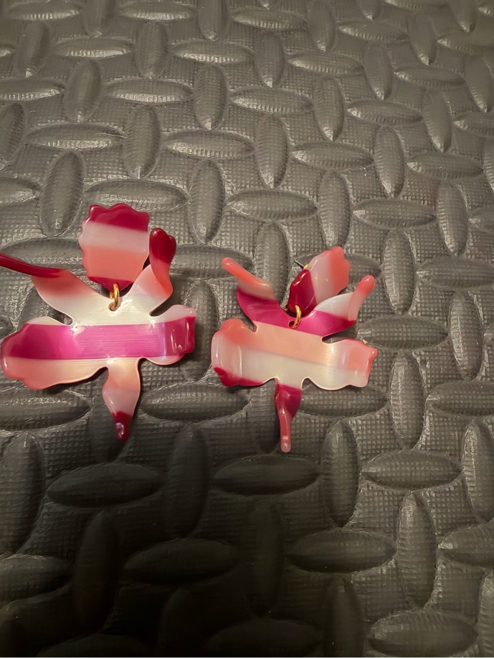 Authentic Leli Sadoughi earrings lightweight beautiful pinks